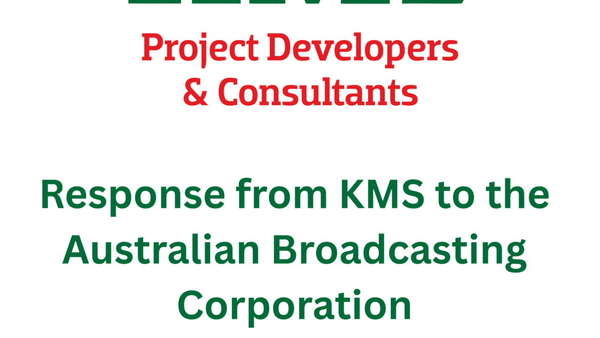 Response from KMS to the Australian Broadcasting Corporation regarding Four Corners documentary “Carbon Colonialism, Can Carbon Credits Really Save the Planet,” that focused on the REDD+ Projects in PNG, which was broadcasted in February 2023.