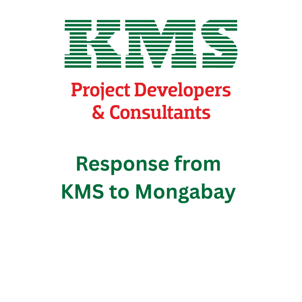 KMS Group official logo with green horizontal bars above the text 